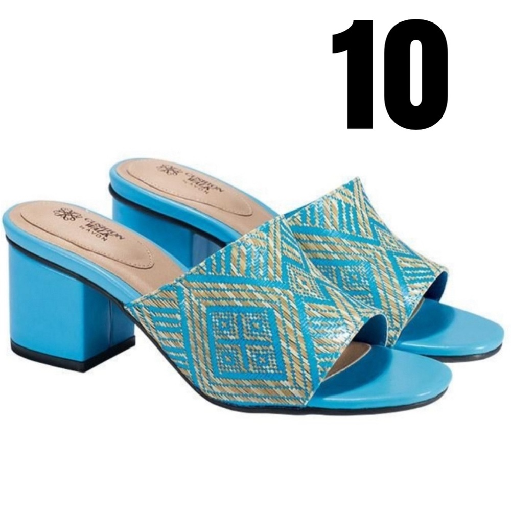 Cushion Walk woven tassel slide/ Avon
